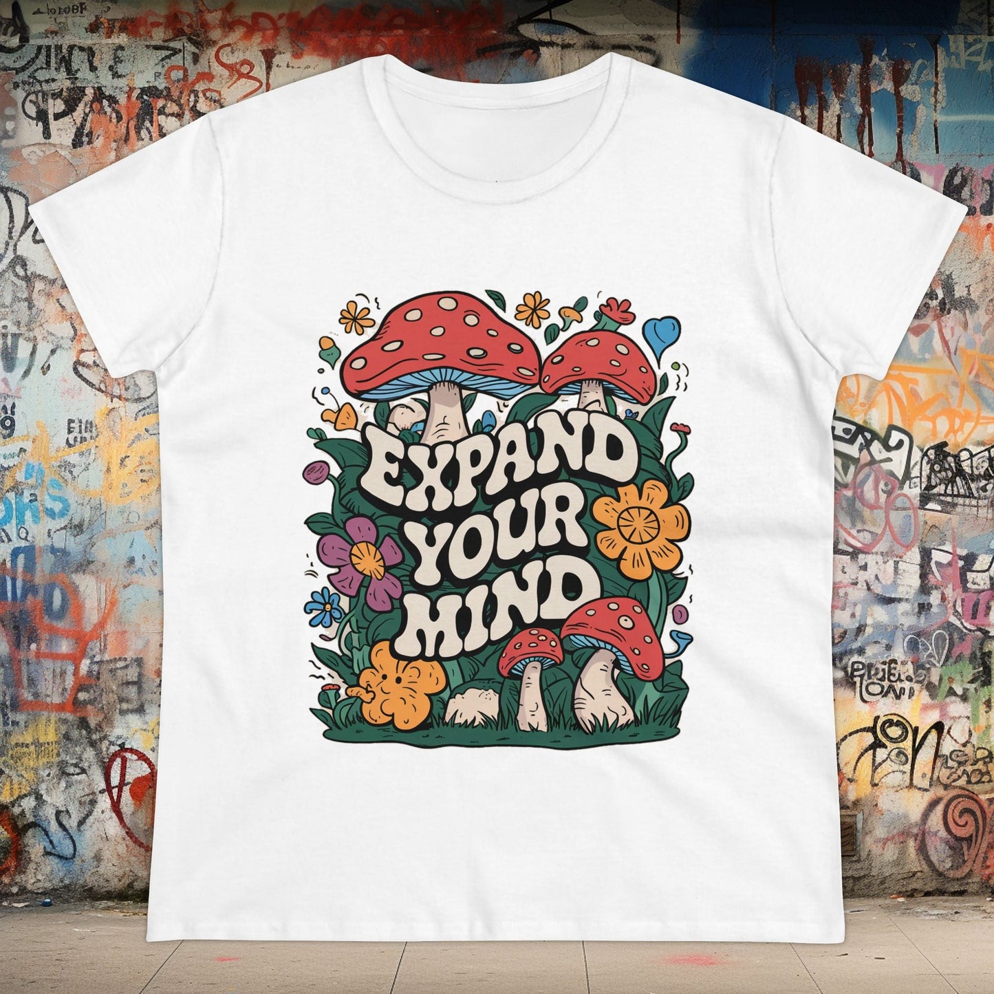 T-Shirt - expand your mind ladies tee from Crypto Zoo Tees