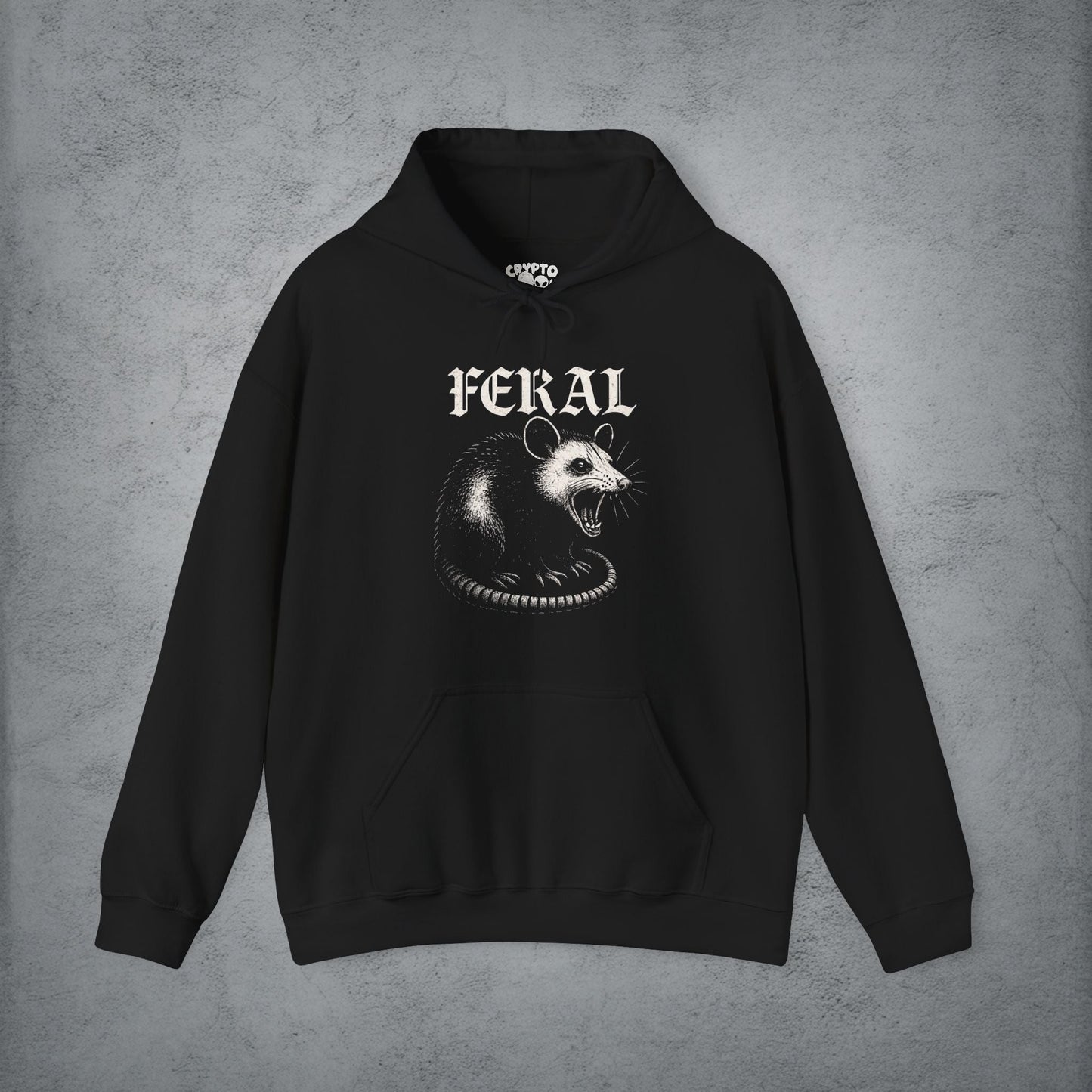  - FERAL Opossum Shirt | Animals, Funny | Kids Tee from Crypto Zoo Tees