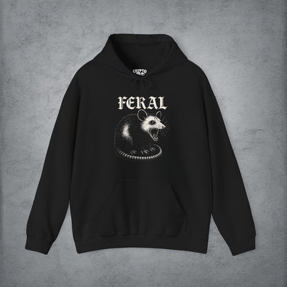  - FERAL Opossum Shirt | Animals, Funny | Kids Tee from Crypto Zoo Tees