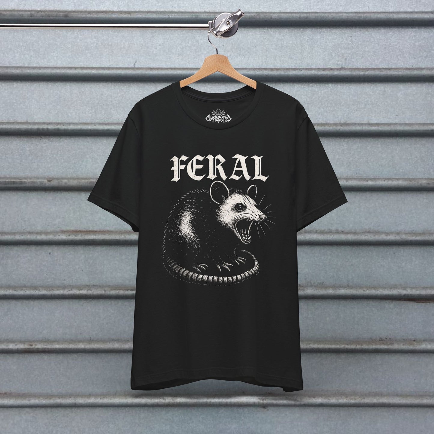  - FERAL Opossum Shirt | Animals, Funny | Kids Tee from Crypto Zoo Tees