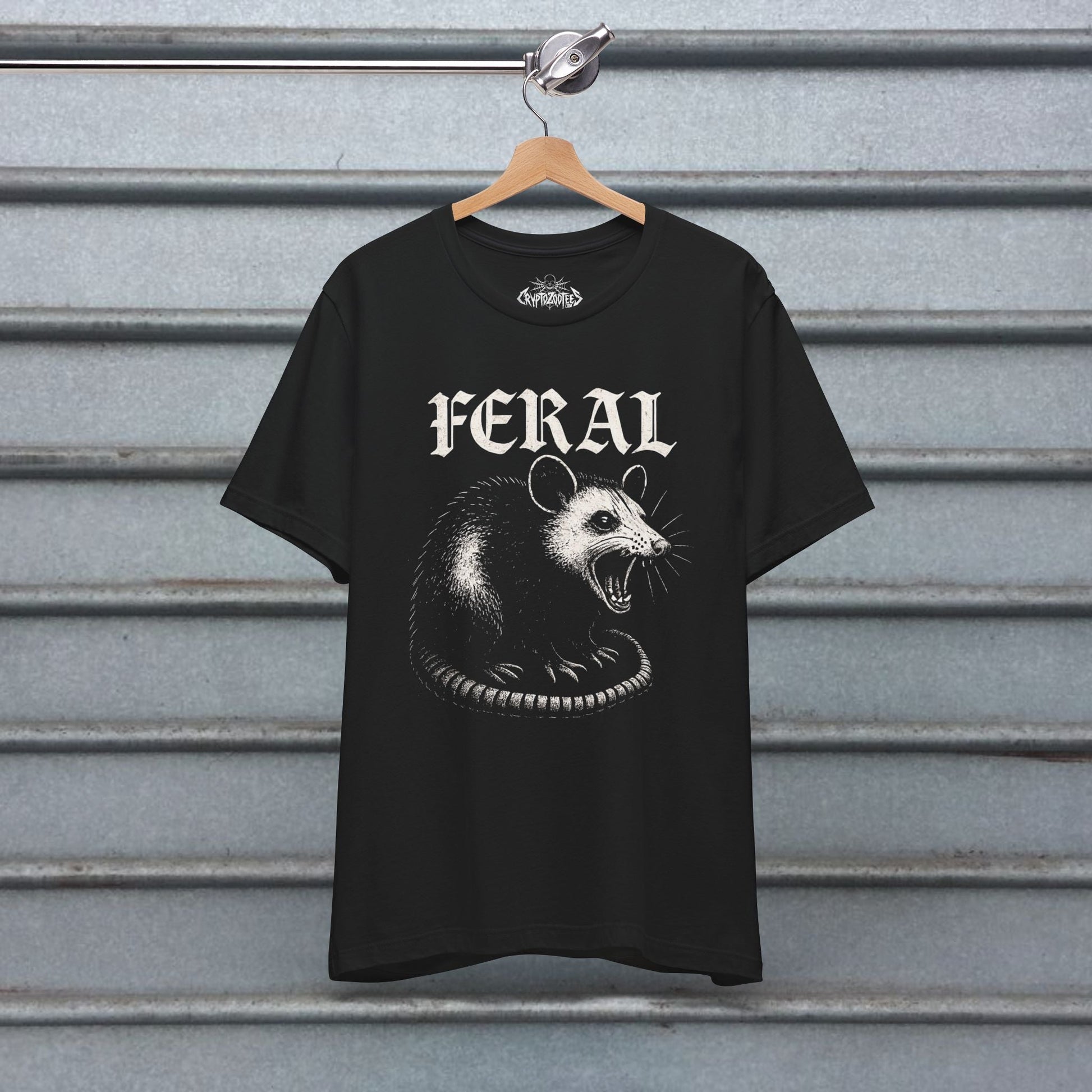  - FERAL Opossum Shirt | Animals, Funny | Kids Tee from Crypto Zoo Tees