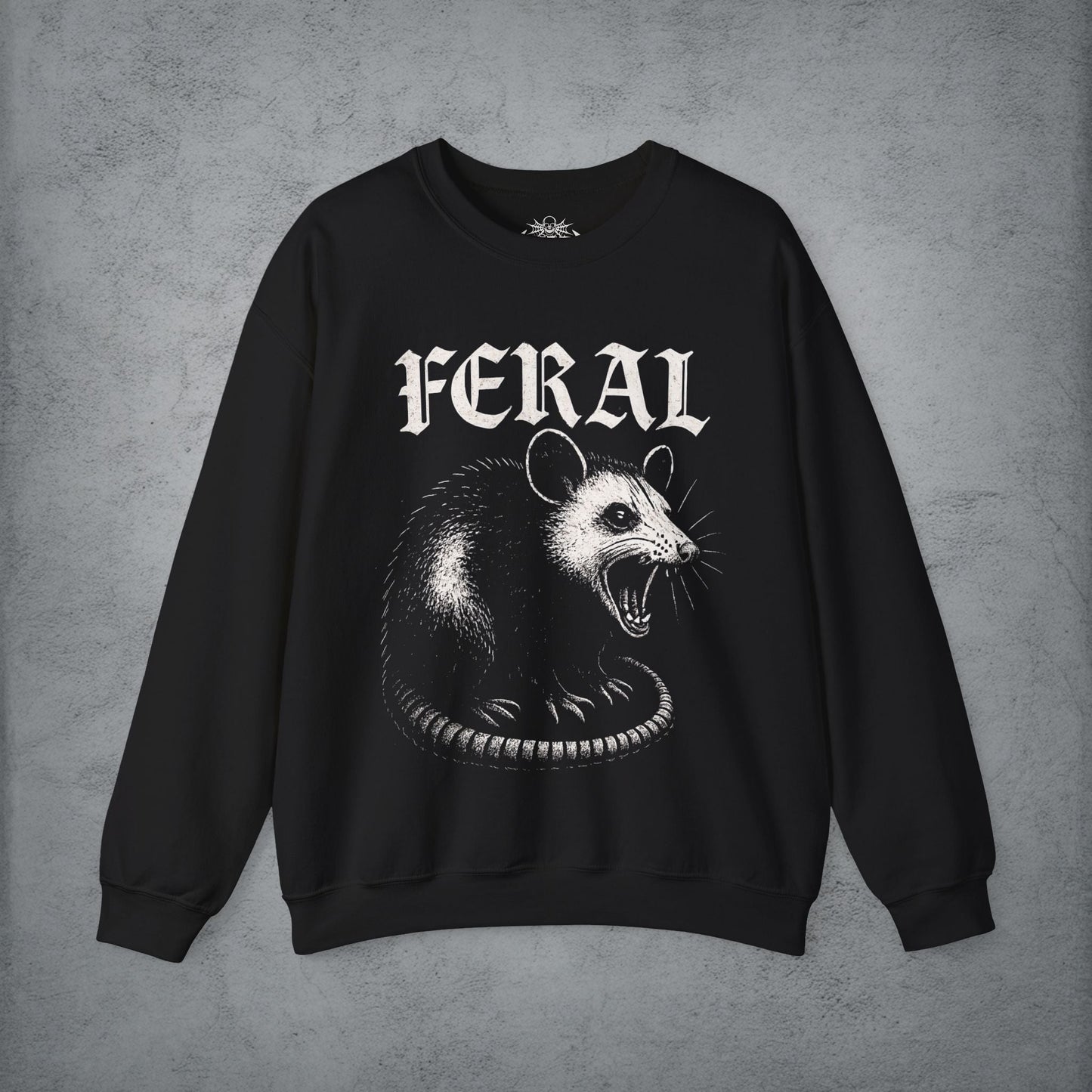  - FERAL Opossum Shirt | Animals, Funny | Kids Tee from Crypto Zoo Tees
