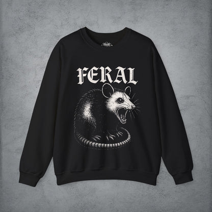  - FERAL Opossum Shirt | Animals, Funny | Kids Tee from Crypto Zoo Tees