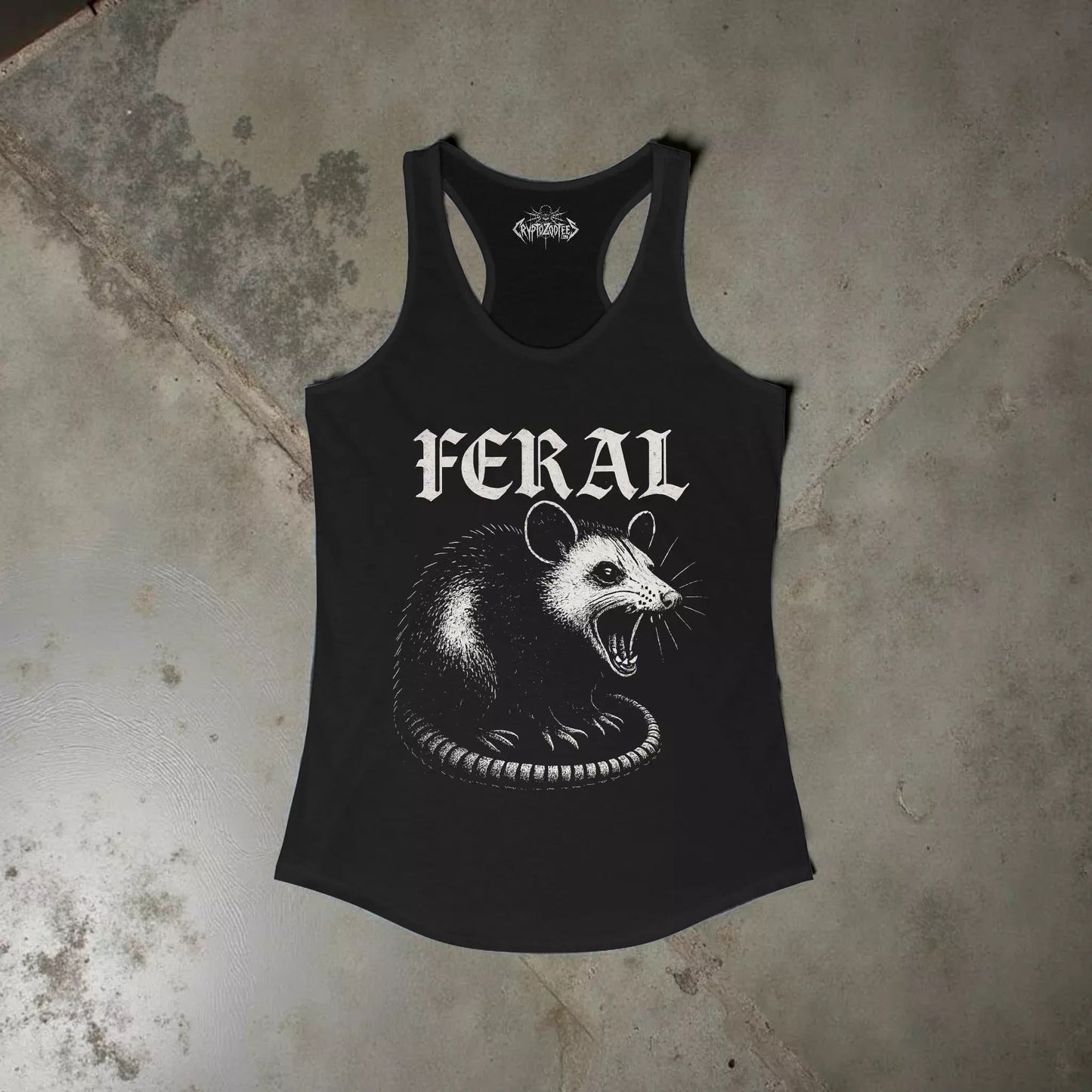  - FERAL Opossum Shirt | Animals, Funny | Kids Tee from Crypto Zoo Tees