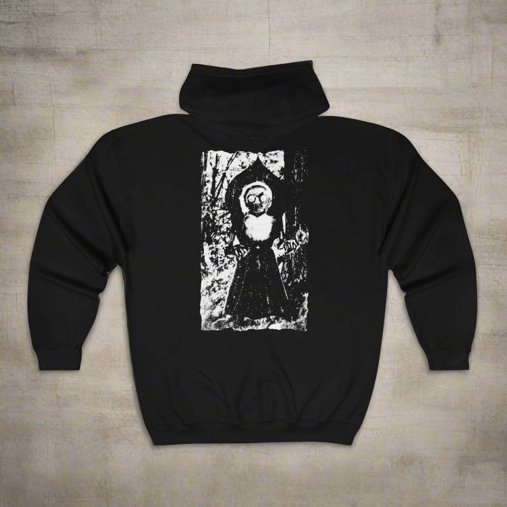 Hoodie - flatwoods Full Zip Hooded Sweatshirt from Crypto Zoo Tees