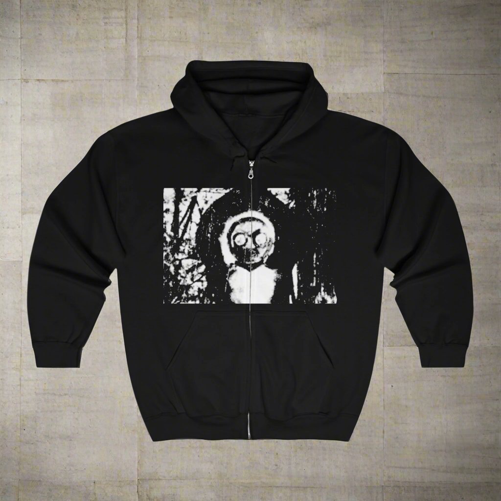 Hoodie - flatwoods Full Zip Hooded Sweatshirt from Crypto Zoo Tees