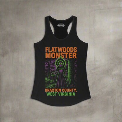 T-Shirt - Flatwoods Monster West Virginia | Cryptids, Alien & UFO | | Unisex T-shirt | Long Sleeve Tee | Ladies Shirt | Crewneck Sweatshirt | Hoodie from Crypto Zoo Tees