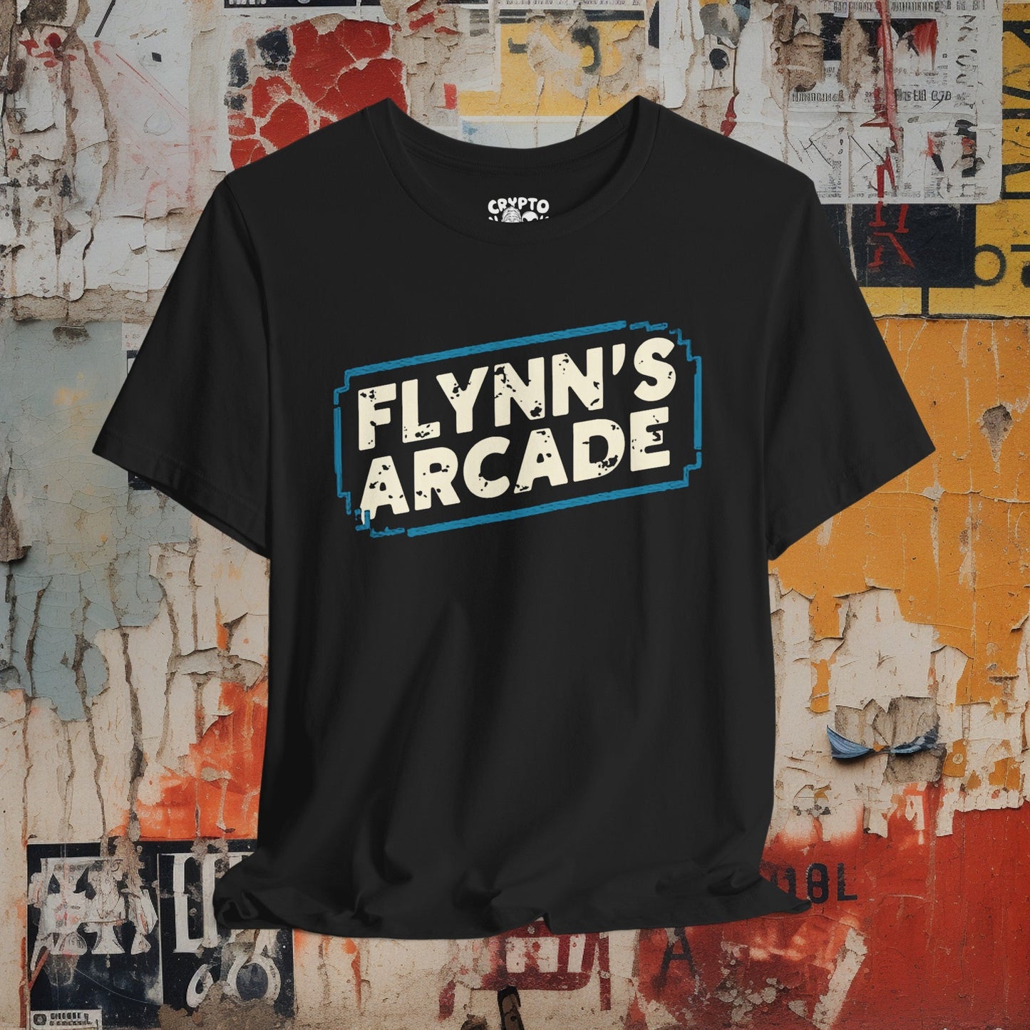 T-Shirt - Flynn's Arcade Tron Gamer Tee | Bella + Canvas Unisex T-shirt from Crypto Zoo Tees