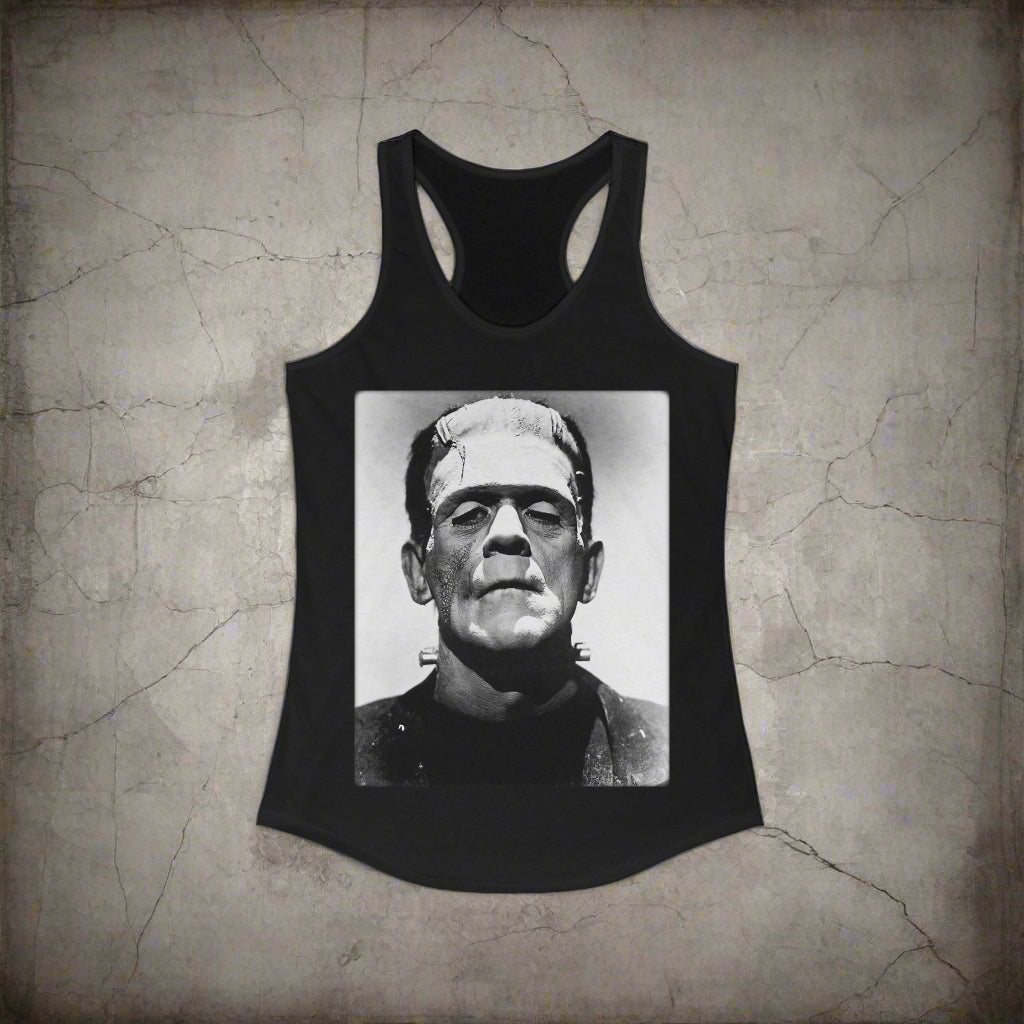 T-Shirt - Frankenstein Karloff Tee | Horror, Retro & Vintage | Unisex Shirt, Ladies Tee, Tank Top, Long Sleeve, Sweatshirt, Hoodie from Crypto Zoo Tees