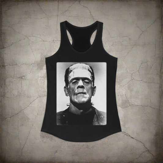 T-Shirt - Frankenstein Karloff Tee | Horror, Retro & Vintage | Unisex Shirt, Ladies Tee, Tank Top, Long Sleeve, Sweatshirt, Hoodie from Crypto Zoo Tees
