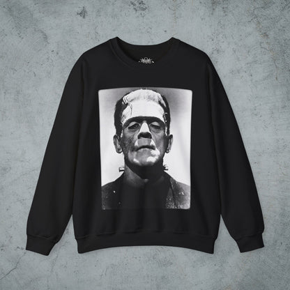 T-Shirt - Frankenstein Karloff Tee | Horror, Retro & Vintage | Unisex Shirt, Ladies Tee, Tank Top, Long Sleeve, Sweatshirt, Hoodie from Crypto Zoo Tees