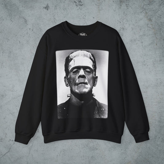 T-Shirt - Frankenstein Karloff Tee | Horror, Retro & Vintage | Unisex Shirt, Ladies Tee, Tank Top, Long Sleeve, Sweatshirt, Hoodie from Crypto Zoo Tees
