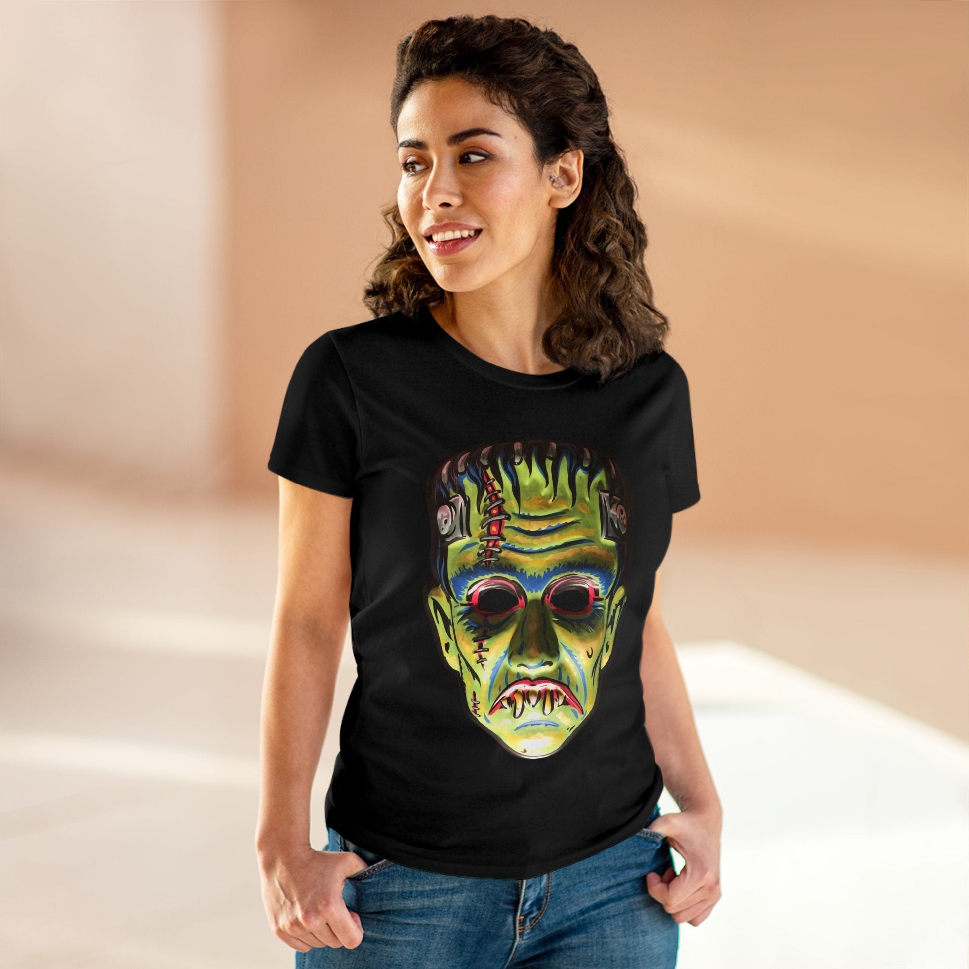 T-Shirt - frankenstein mask ladies - swift - of from Crypto Zoo Tees