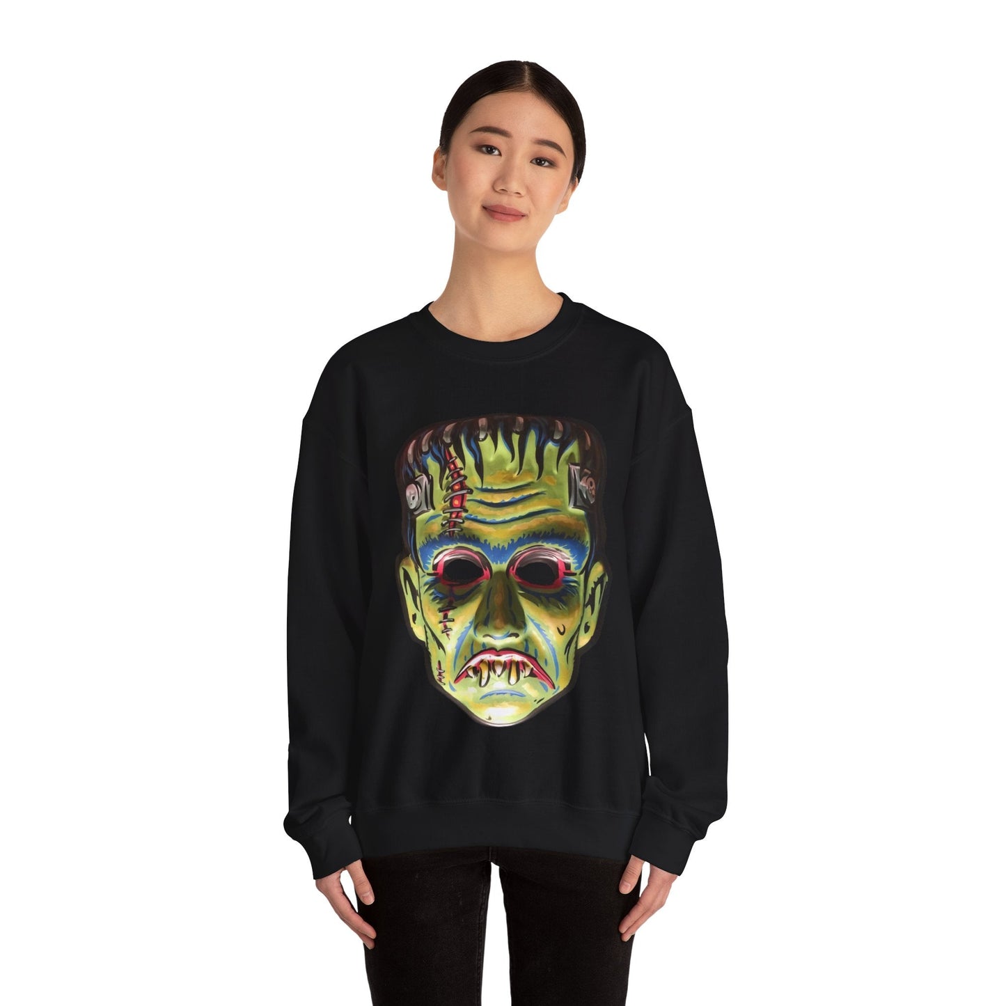 Sweatshirt - frankenstein mask Sweatshirt from Crypto Zoo Tees