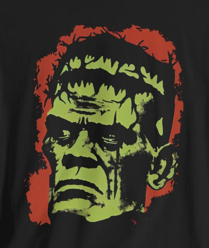 T - Shirt - Frankenstein Monster Illustration | Bella + Canvas Unisex T - shirt from Crypto Zoo Tees