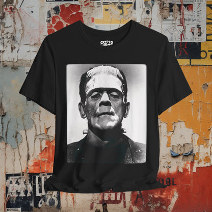 T-Shirt - Frankenstein's Monster Boris Karloff | Horror | Movies and TV | Bella + Canvas Unisex T-shirt from Crypto Zoo Tees