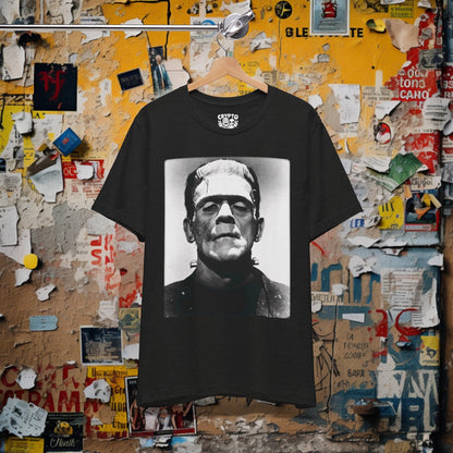 T-Shirt - Frankenstein's Monster Boris Karloff | Horror | Movies and TV | Bella + Canvas Unisex T-shirt from Crypto Zoo Tees