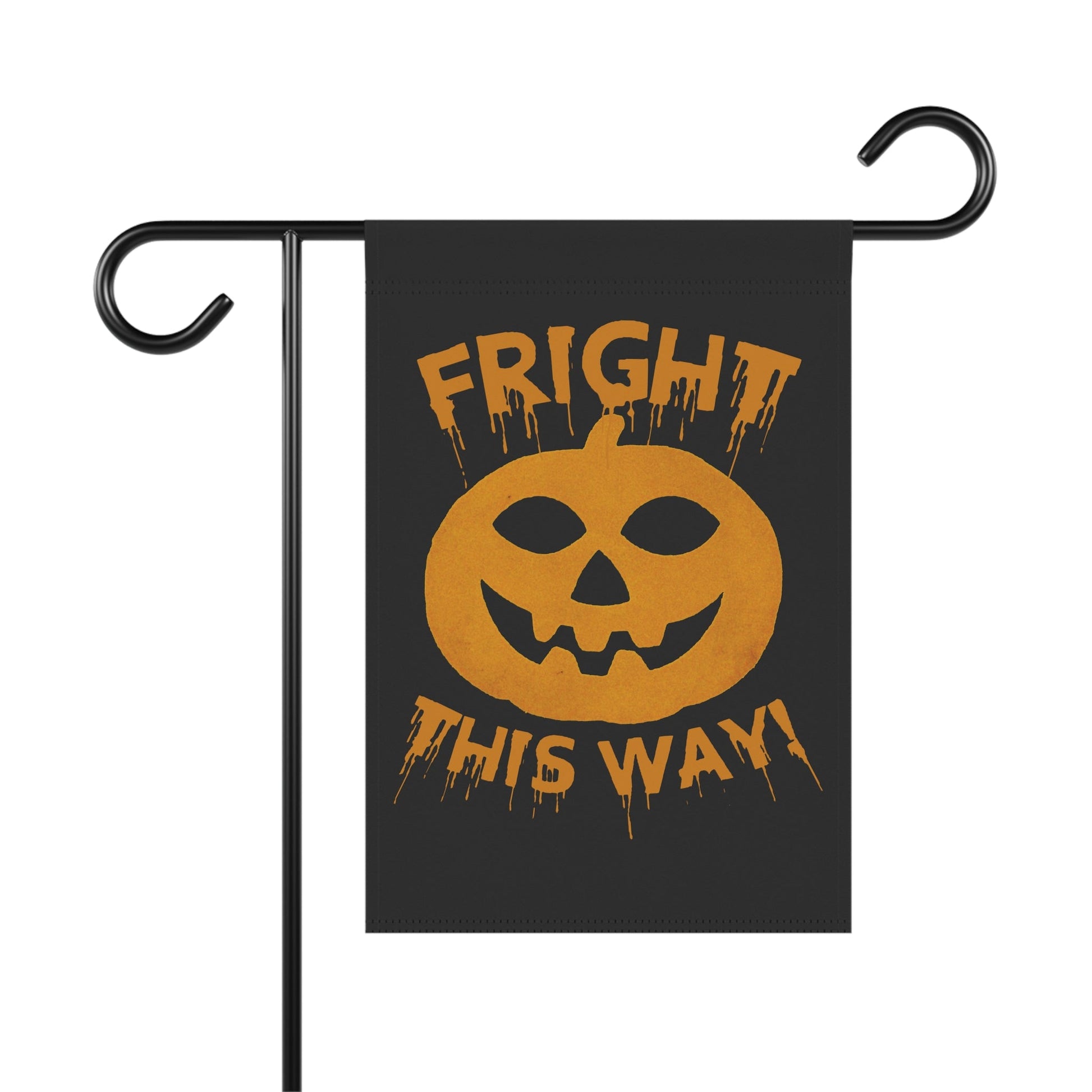 Home Decor - FRIGHT THIS WAY Garden & House Banner Flag from Crypto Zoo Tees