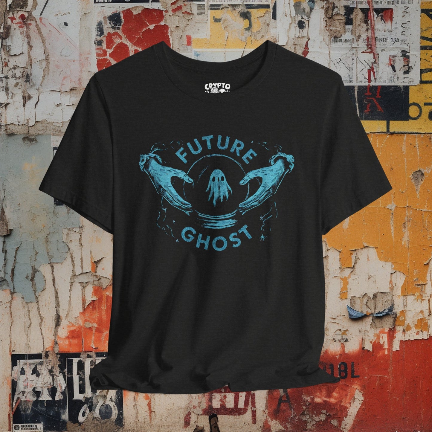 T-Shirt - Future Ghost Tee | Bella + Canvas Unisex T-shirt from Crypto Zoo Tees