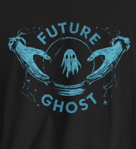 T-Shirt - Future Ghost Tee | Bella + Canvas Unisex T-shirt from Crypto Zoo Tees
