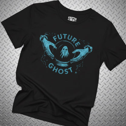 T-Shirt - Future Ghost Tee | Light Fitted - Unisex Bella+Canvas 3001 | Ghosts & Paranormal | Goth/Gothic from Crypto Zoo Tees