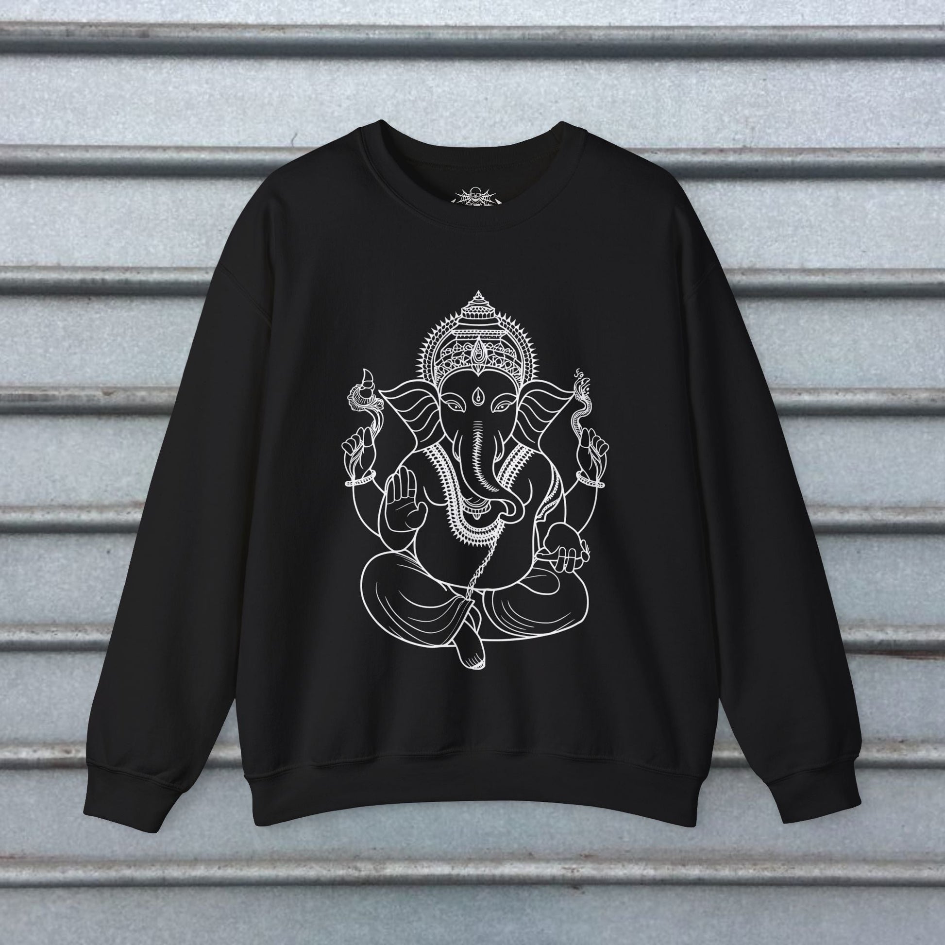 Sweatshirt - ganesha sweatshirt from Crypto Zoo Tees