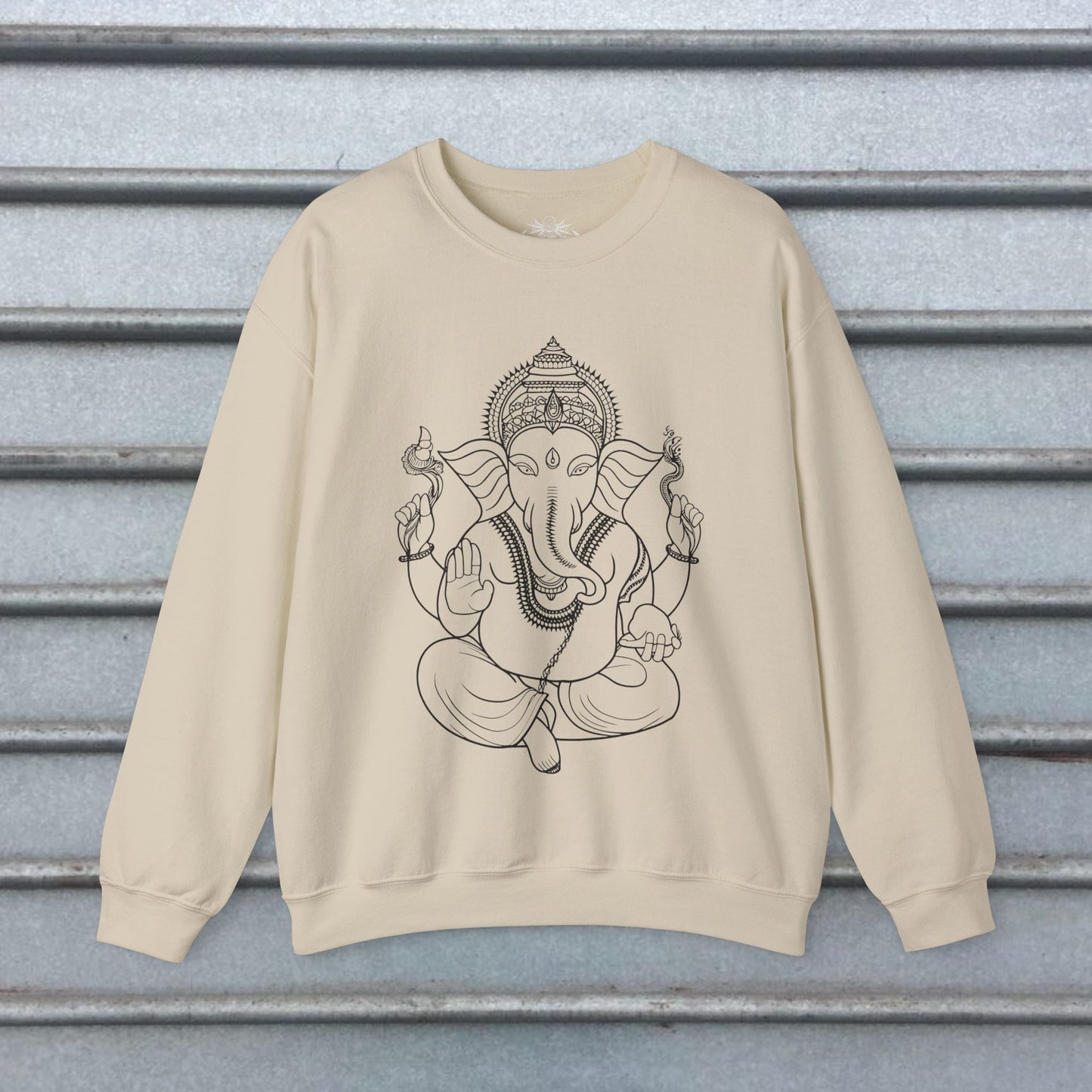 Sweatshirt - ganesha sweatshirt from Crypto Zoo Tees