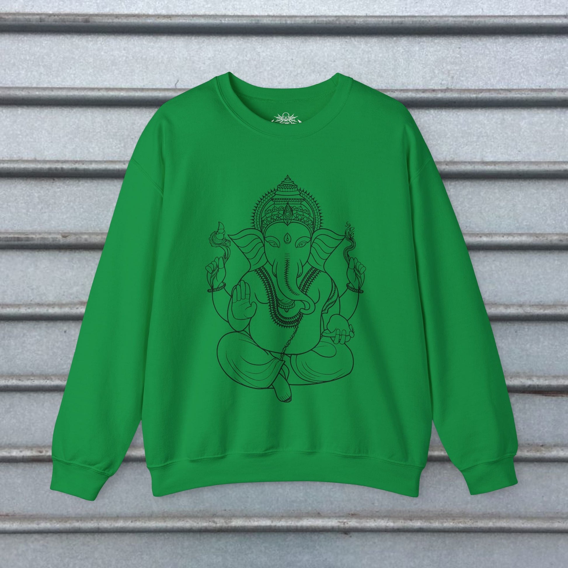 Sweatshirt - ganesha sweatshirt from Crypto Zoo Tees