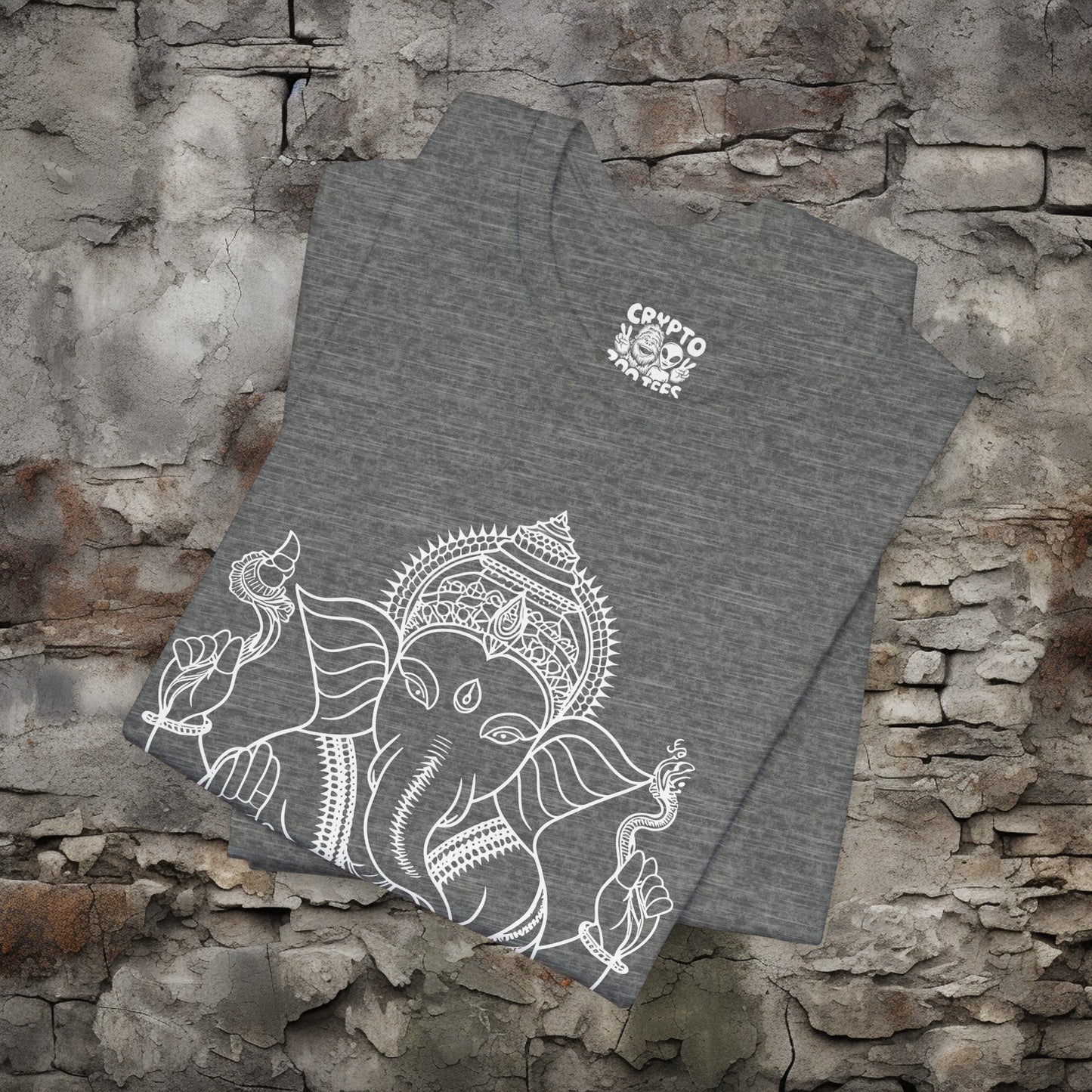 T-Shirt - Ganesha Tee | Bella + Canvas Unisex T-shirt from Crypto Zoo Tees