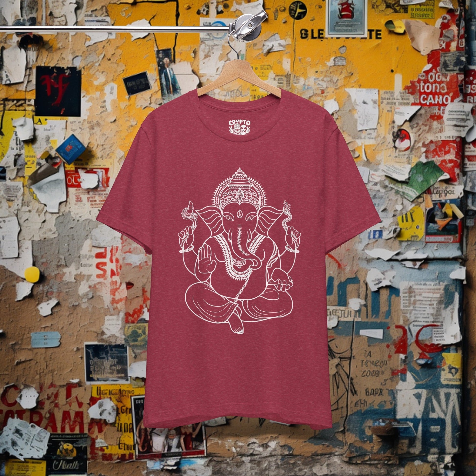 T-Shirt - Ganesha Tee | Bella + Canvas Unisex T-shirt from Crypto Zoo Tees