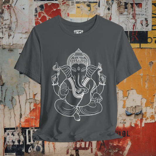 T-Shirt - Ganesha Tee | Bella + Canvas Unisex T-shirt from Crypto Zoo Tees