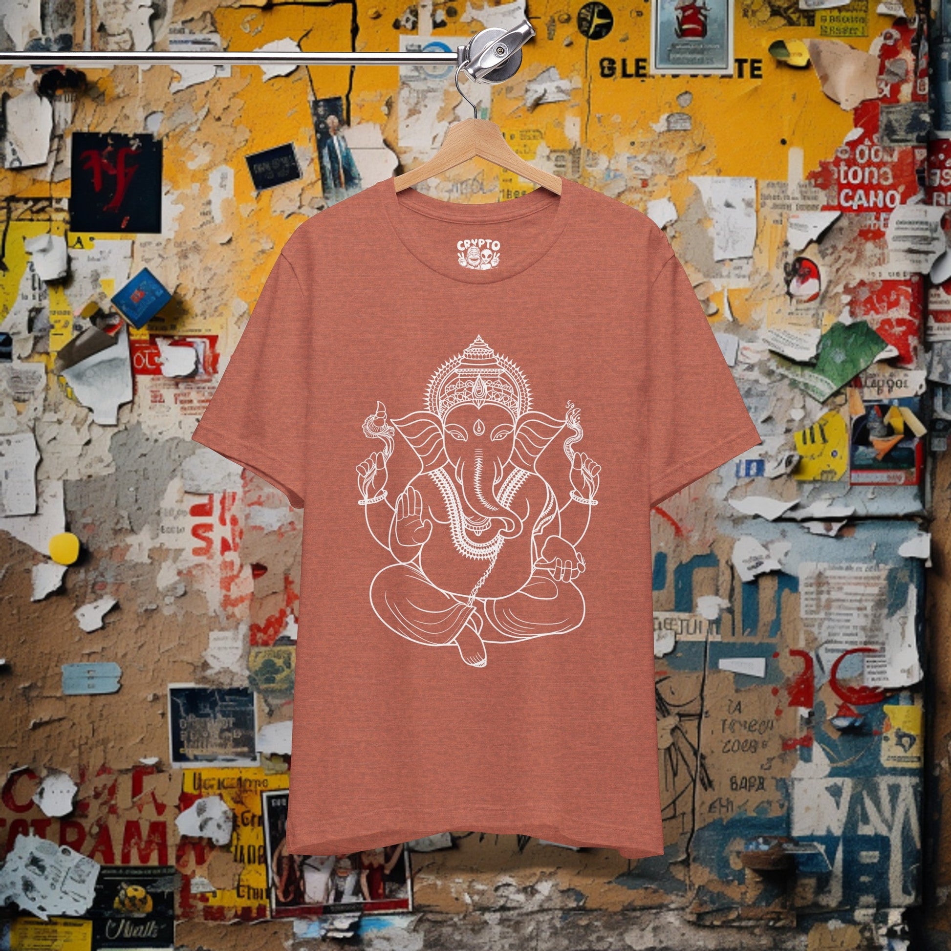 T-Shirt - Ganesha Tee | Bella + Canvas Unisex T-shirt from Crypto Zoo Tees