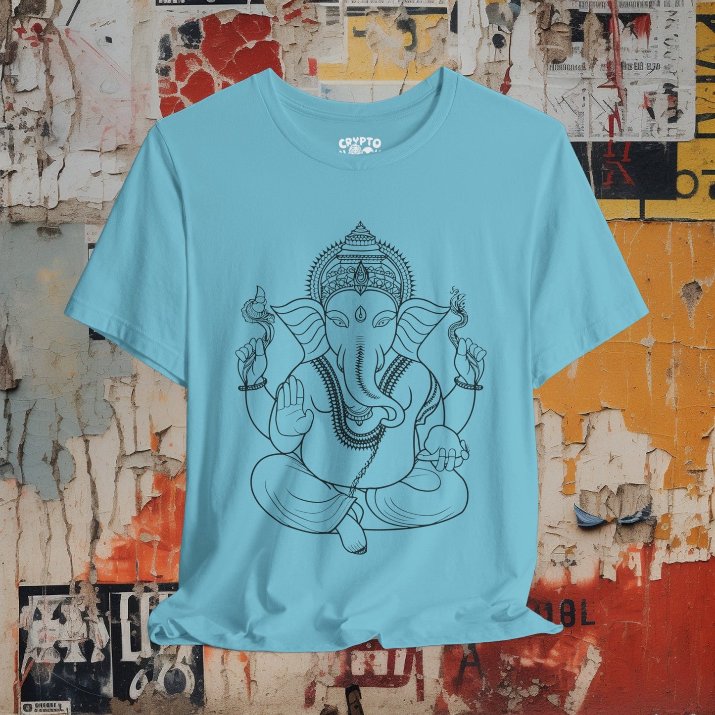 T-Shirt - Ganesha Tee | Bella + Canvas Unisex T-shirt from Crypto Zoo Tees