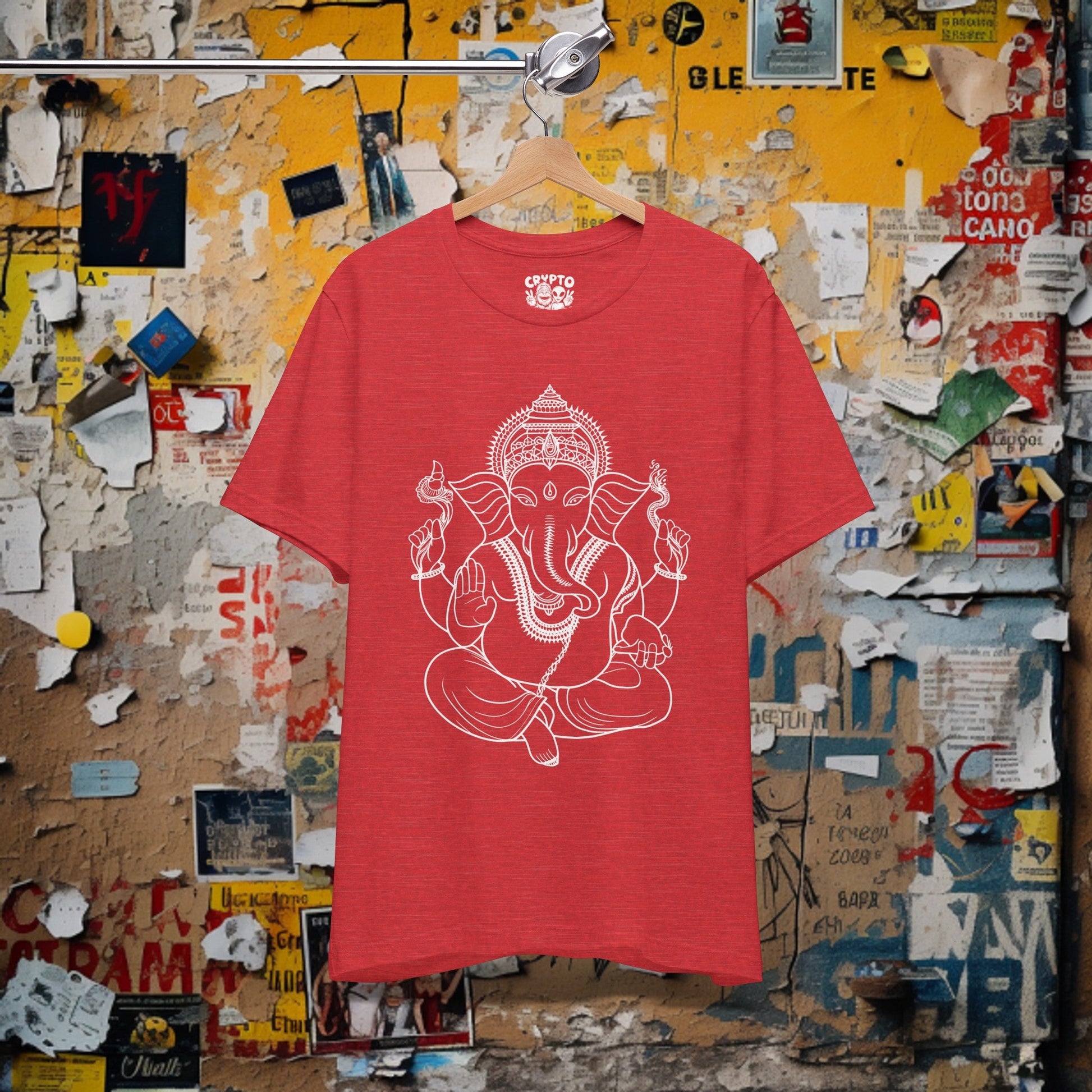 T-Shirt - Ganesha Tee | Bella + Canvas Unisex T-shirt from Crypto Zoo Tees