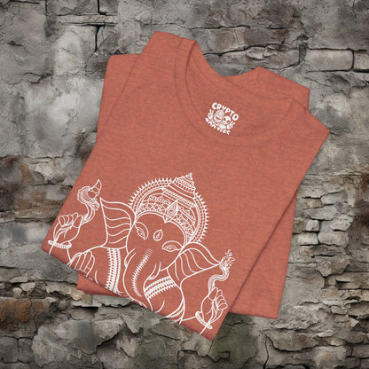 T-Shirt - Ganesha Tee | Bella + Canvas Unisex T-shirt from Crypto Zoo Tees