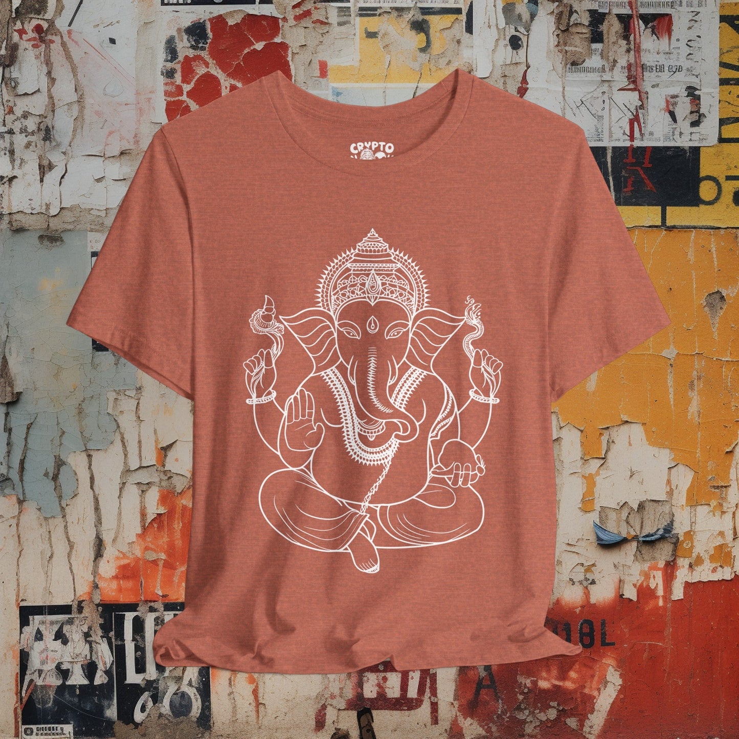 T-Shirt - Ganesha Tee | Bella + Canvas Unisex T-shirt from Crypto Zoo Tees