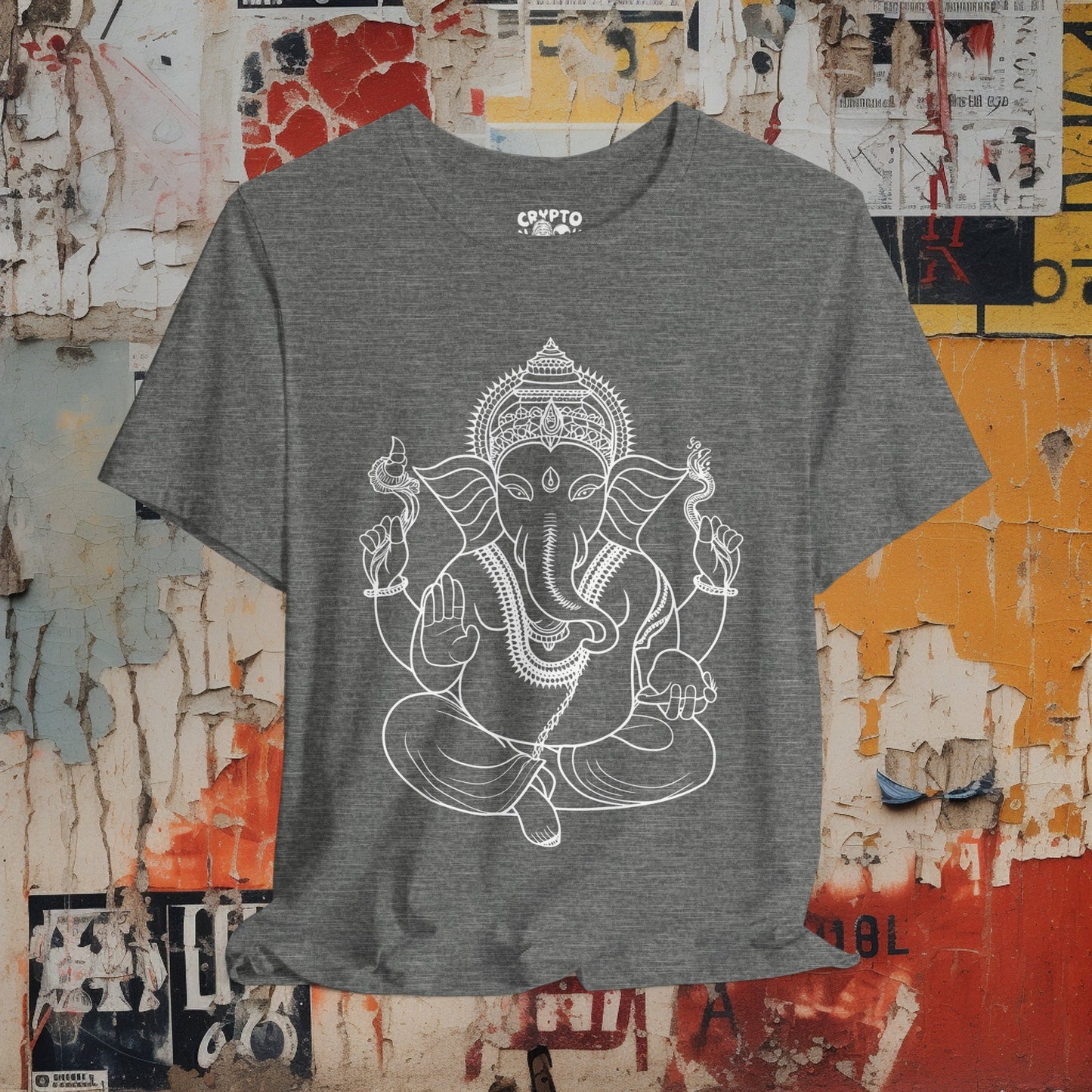 T-Shirt - Ganesha Tee | Bella + Canvas Unisex T-shirt from Crypto Zoo Tees