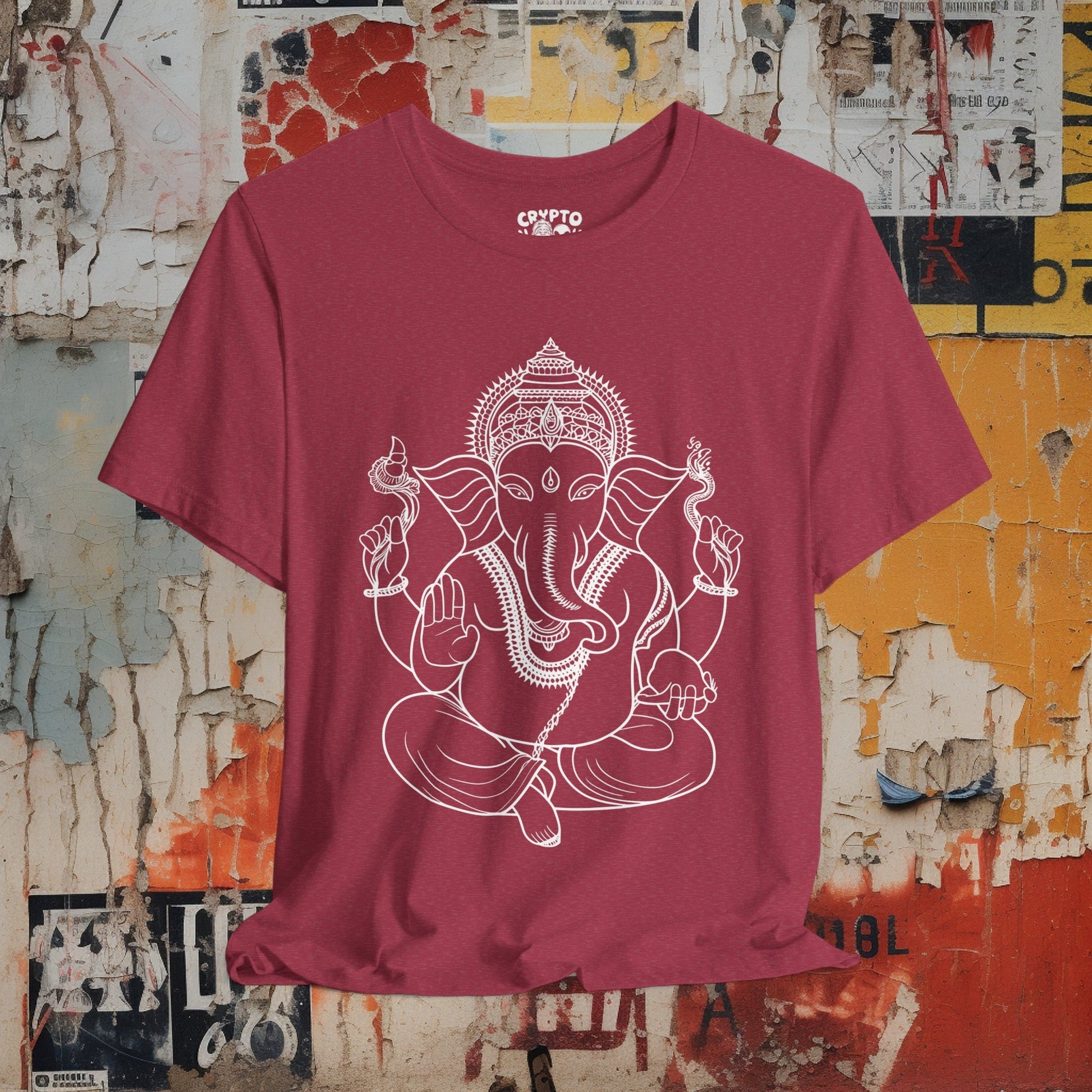 T-Shirt - Ganesha Tee | Bella + Canvas Unisex T-shirt from Crypto Zoo Tees