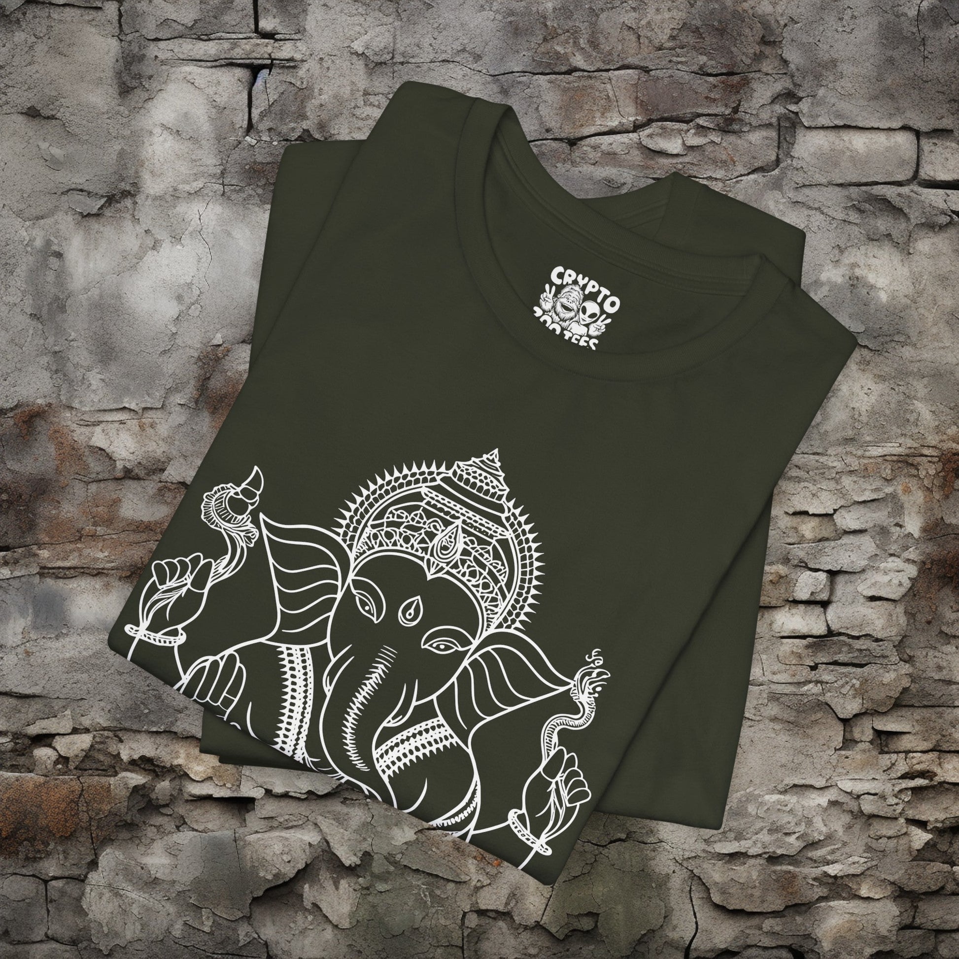 T-Shirt - Ganesha Tee | Bella + Canvas Unisex T-shirt from Crypto Zoo Tees