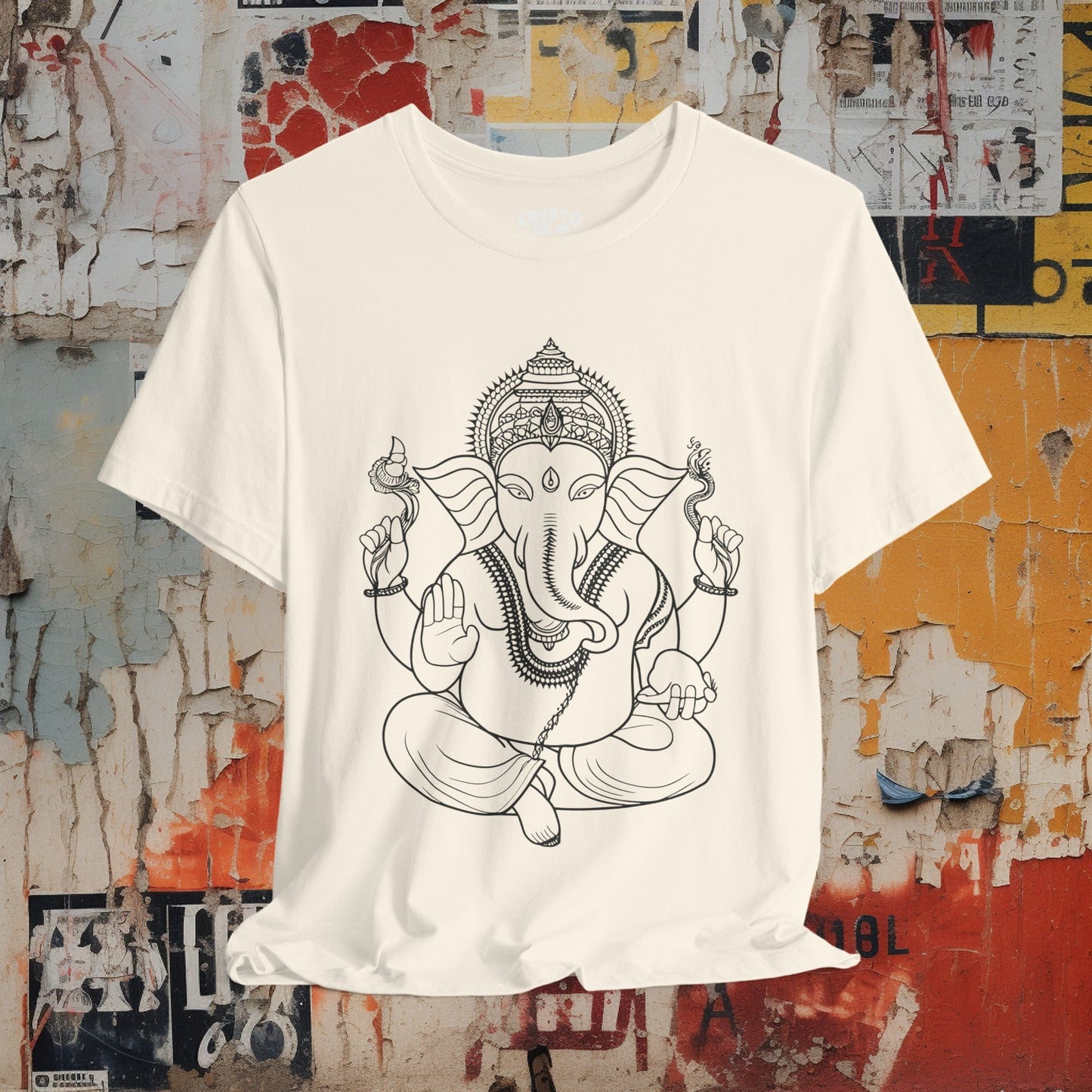 T-Shirt - Ganesha Tee | Bella + Canvas Unisex T-shirt from Crypto Zoo Tees