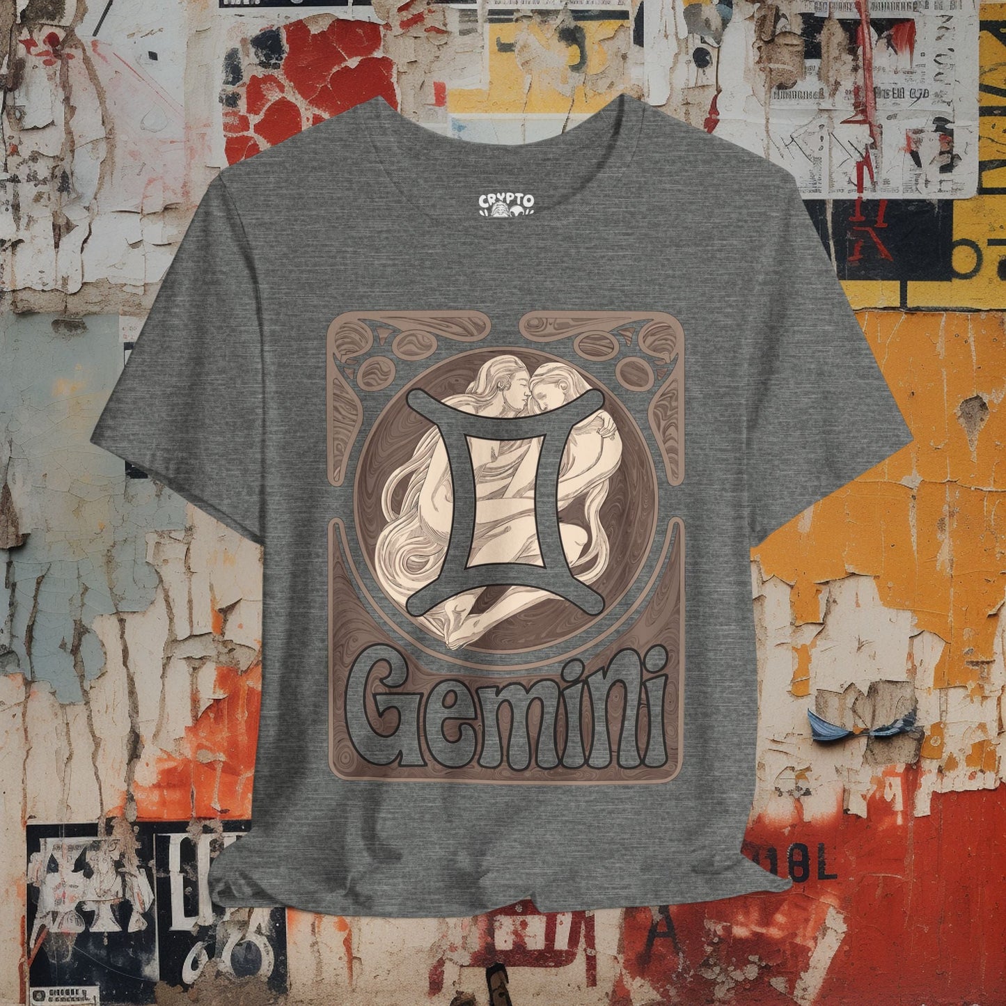 T-Shirt - gemini Bella+Canvas Unisex Tee from Crypto Zoo Tees