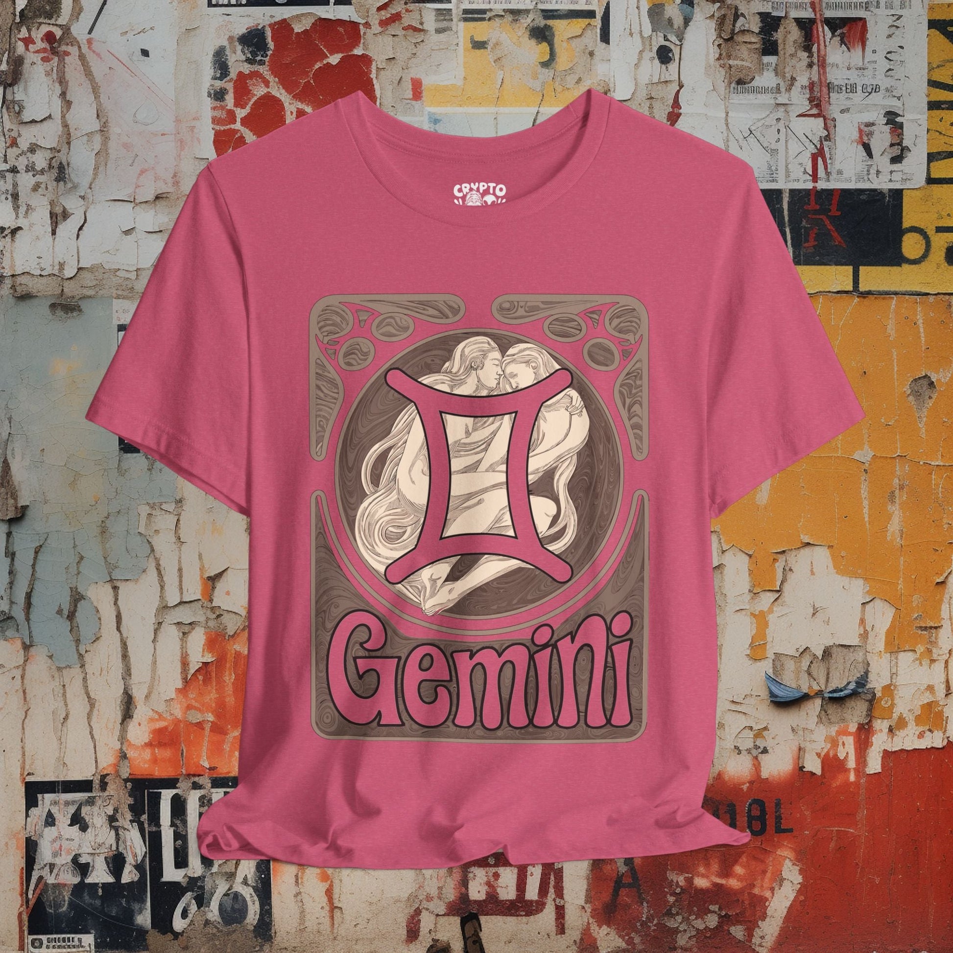 T-Shirt - gemini Bella+Canvas Unisex Tee from Crypto Zoo Tees