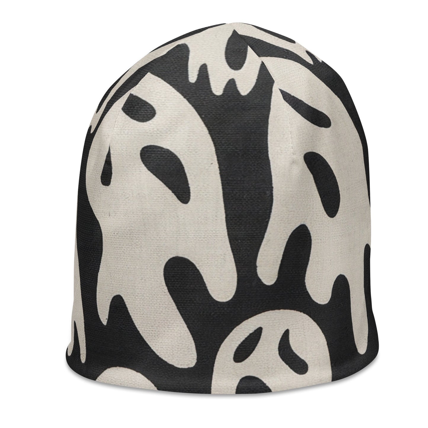  - Ghost All - Over Print Beanie | Double - Layered, Soft & Stylish, Perfect for Chilly Days from Crypto Zoo Tees