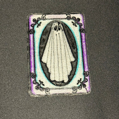 - Ghost Frame Patch | Ghosts & Paranormal, Halloween | Patch from Crypto Zoo Tees