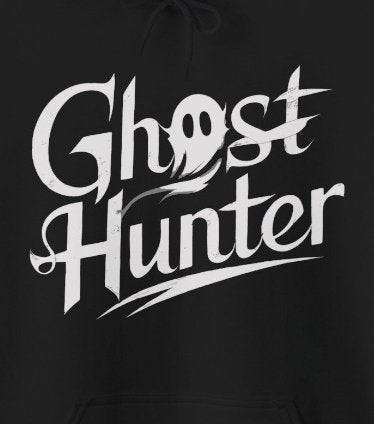 Hoodie - Ghost Hunter Hoodie Paranormal Investigator Wear | Hoodie | Hooded Sweatshirt from Crypto Zoo Tees