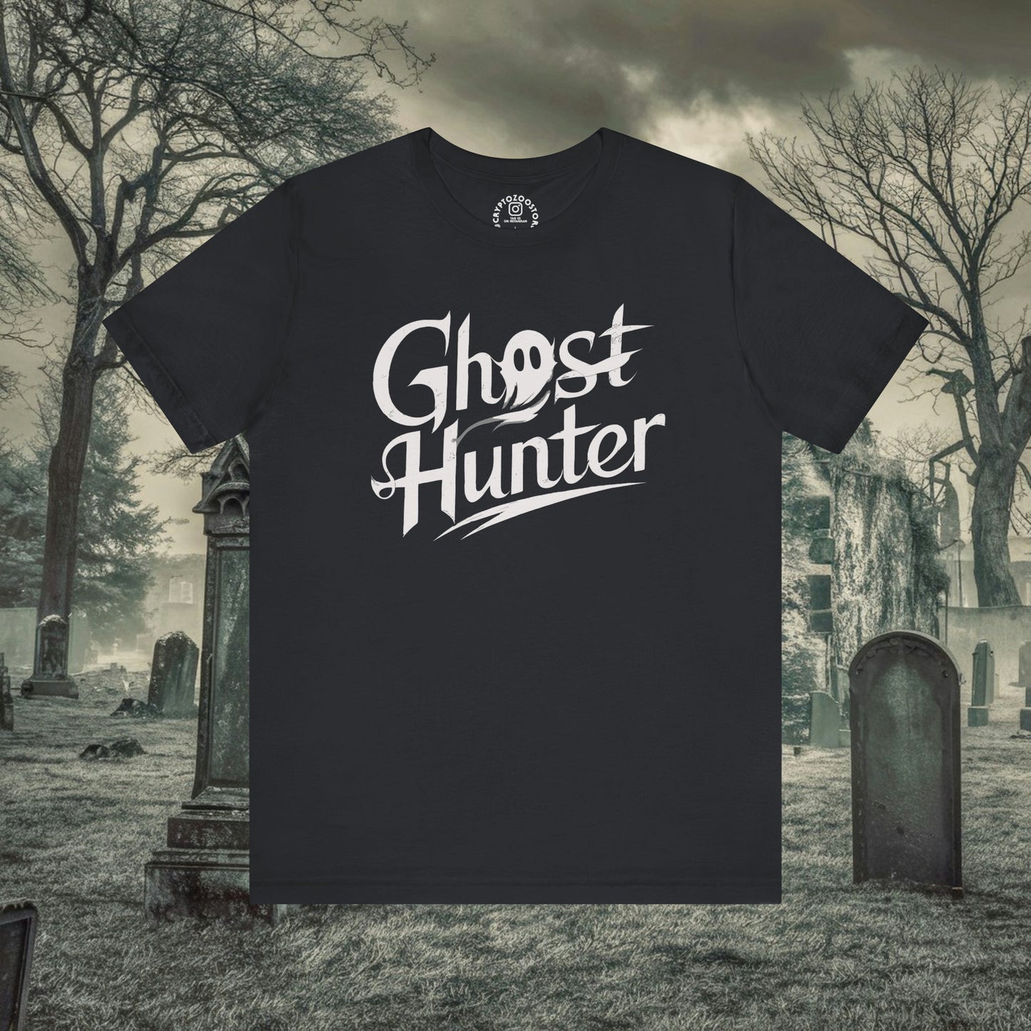 T-Shirt - Ghost Hunter - Paranormal Investigator - Spooky Adventures - Soft Cotton Unisex T-shirtGHOST HUNTER from Crypto Zoo Tees