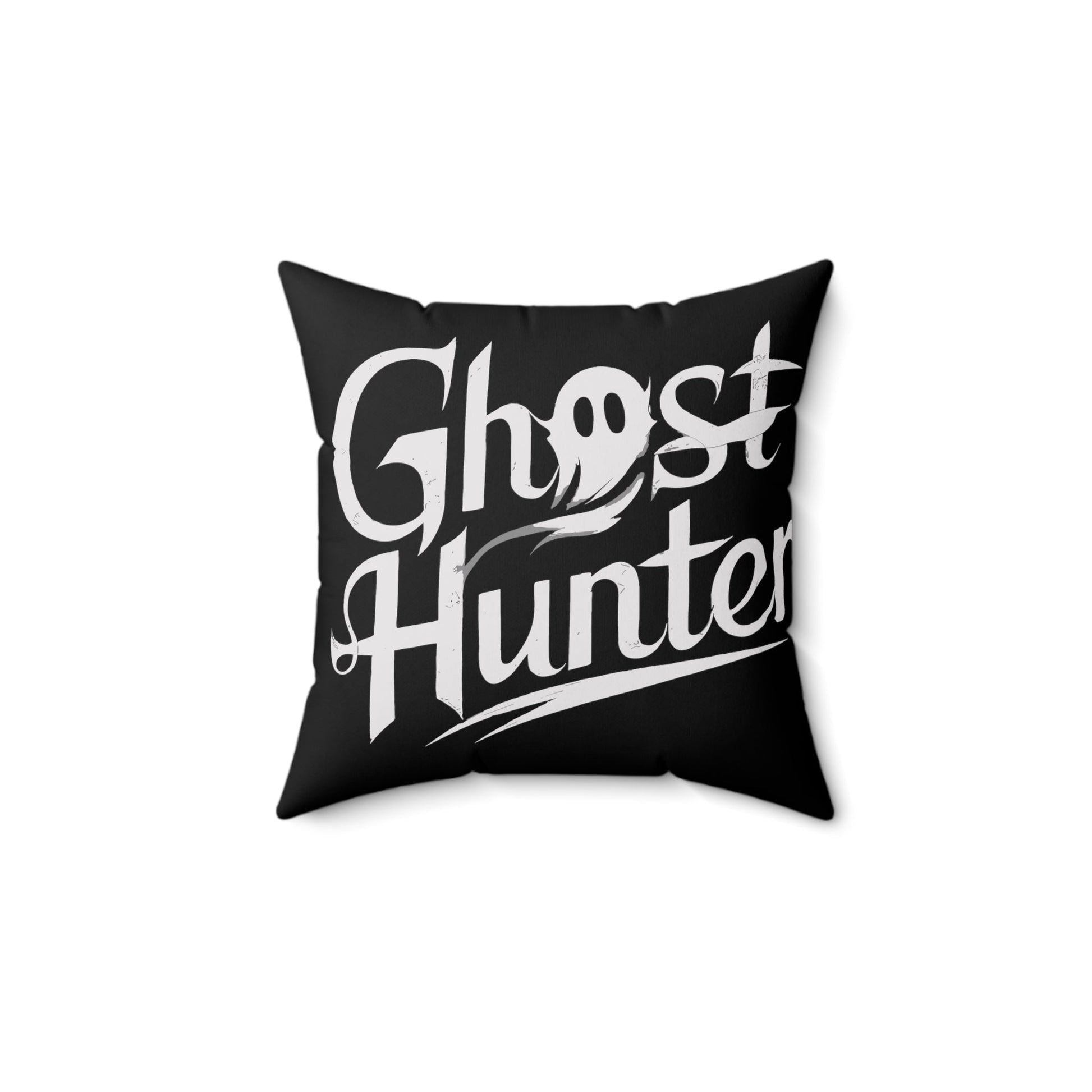 Home Decor - Ghost Hunter - Paranormal Investigator - Square Throw Pillow - Mysterious Design, 2-Sided, Adventure Decor, Eerie Style from Crypto Zoo Tees