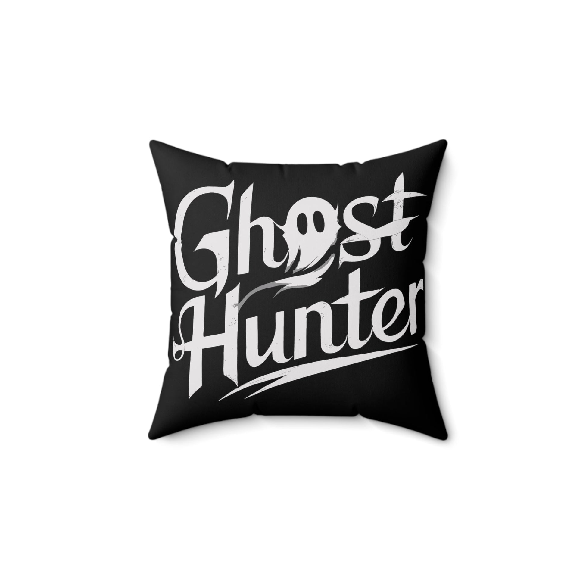 Home Decor - Ghost Hunter - Paranormal Investigator - Square Throw Pillow - Mysterious Design, 2-Sided, Adventure Decor, Eerie Style from Crypto Zoo Tees