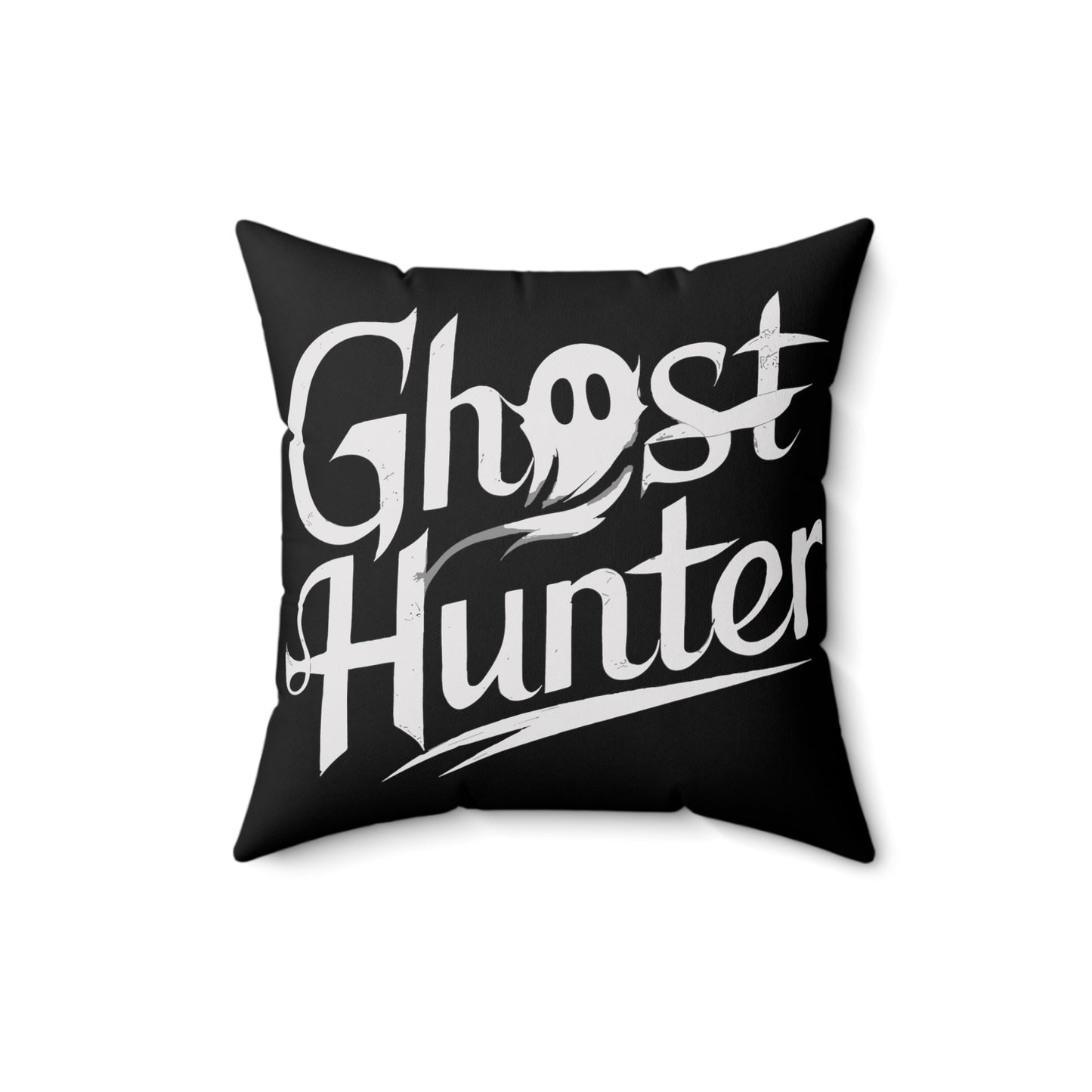 Home Decor - Ghost Hunter - Paranormal Investigator - Square Throw Pillow - Mysterious Design, 2-Sided, Adventure Decor, Eerie Style from Crypto Zoo Tees