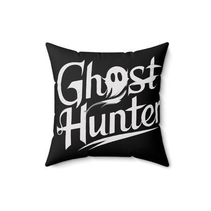 Home Decor - Ghost Hunter - Paranormal Investigator - Square Throw Pillow - Mysterious Design, 2-Sided, Adventure Decor, Eerie Style from Crypto Zoo Tees